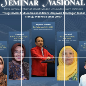 Kolaborasi Mahkamah Konstitusi dan UII, Di Seminar Nasional UII LAW Piala Mohammad Natsir