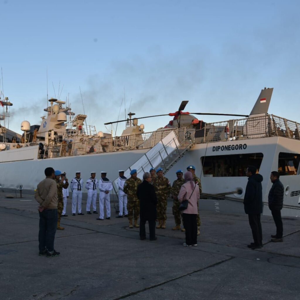 Pasukan Khusus Perdamaian Maritime Task Force Resmi Kembali Ke Indonesia Dengan KRI Diponegoro