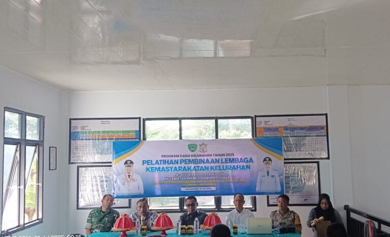 Kelurahan Hasanuddin Gelar Pelatihan Kompetensi Ketua RT/RW serta Proses Pemilihan RT/RW dan Pengelolaan Anggaran DAU