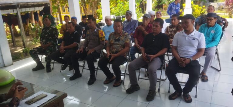 Bhabinkamtibmas Polsek Liukang Tangaya Hadiri Kegiatan Sosialisasi Gerakan Sadar Pencatatan Nikah