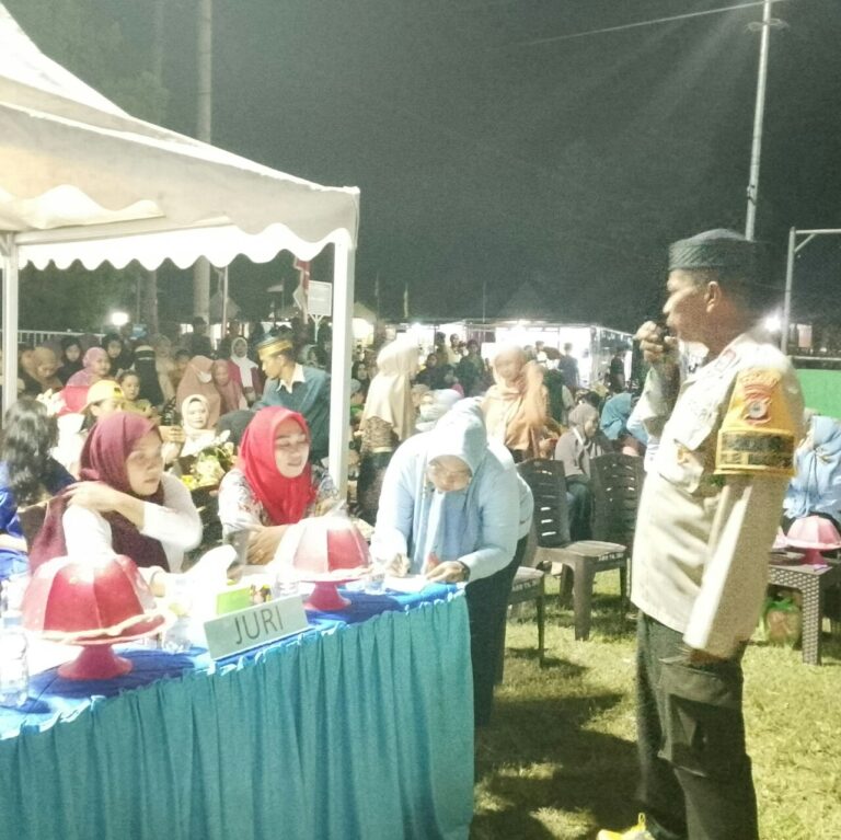 Kapolsek Minasatene Hadiri Acara Final Lomba Menyanyi di Desa Kabba