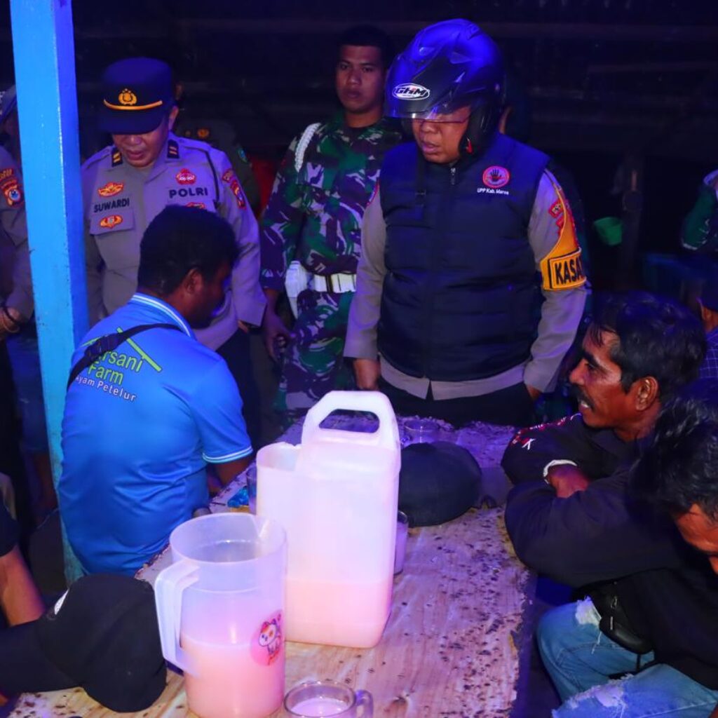 Gelar Patroli Gabungan Skala Besar, Polres Maros Sasar Penyakit Masyarakat.