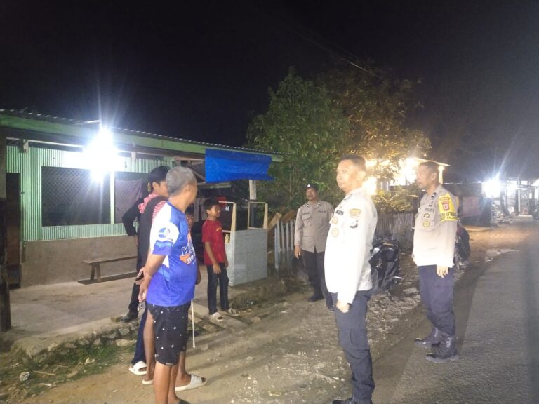 Polsek Balocci Gencar Lakukan Patroli Blue Light Malam Hari untuk Cegah Gangguan Kamtibmas