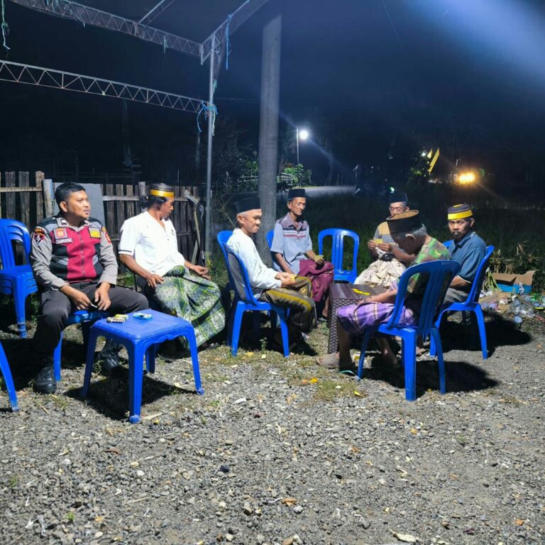 Polsek Ma’rang Laksanakan Pengamanan Acara Hajatan Pernikahan Warga