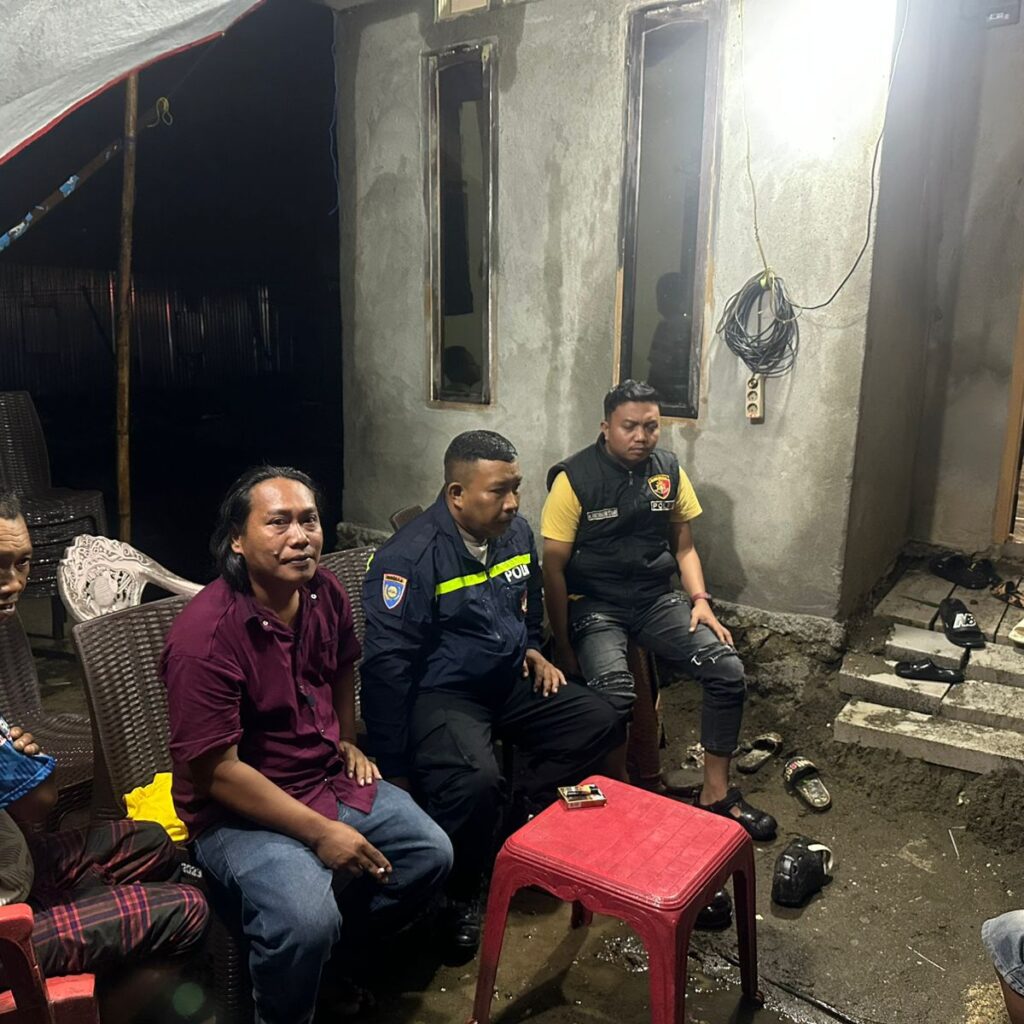Polsek Ma’rang Amankan Pesta Pernikahan di Desa Tamangapa, Pangkep