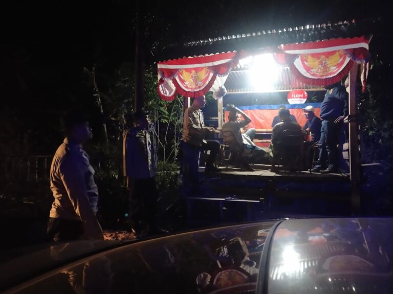 Polsek Balocci Intensifkan Patroli Blue Light Malam Hari, Sasar Pos Ronda dan Berikan Himbauan Kamtibmas