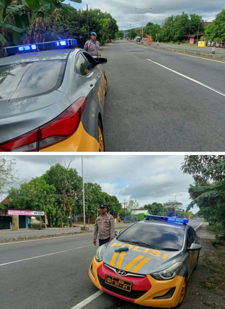Polsek Mandalle Tingkatkan Patroli Siang untuk Jaga Keamanan dan Ketertiban Masyarakat