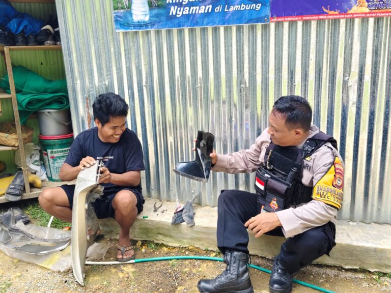 Bhabinkamtibmas Tompo Bulu Aktif Jalin Kedekatan Kamtibmas Terjaga