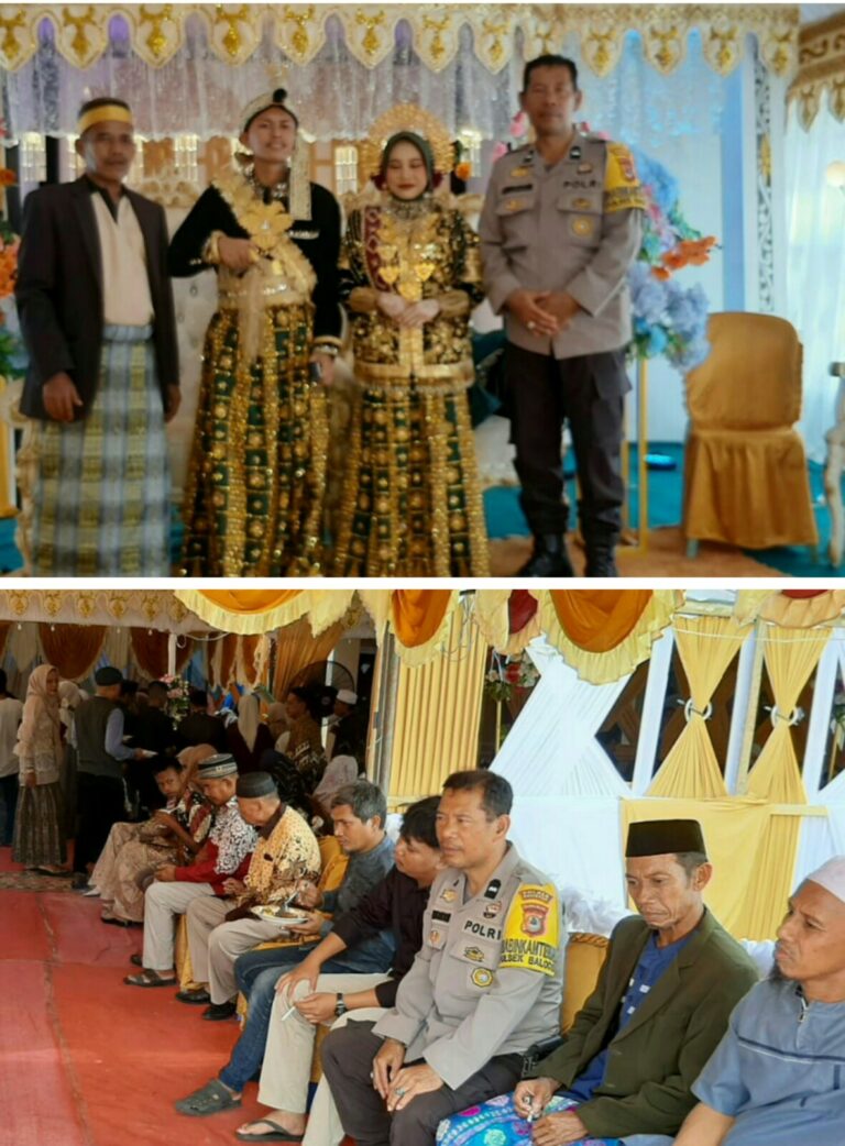 Bhabinkamtibmas Polsek Balocci Kawal Ketat Pesta Pernikahan Warga Pastikan Keamanan Terjaga