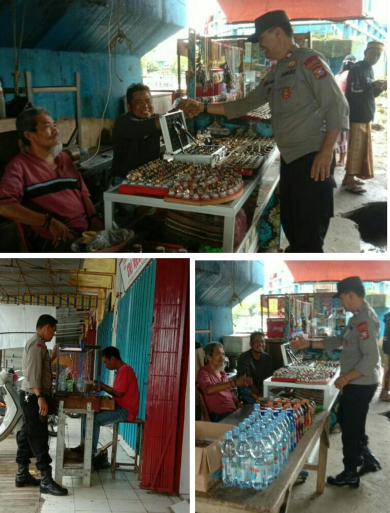 Polsek Pangkajene Gelar Patroli di Kawasan Jembatan Baru dan Palampang, Himbau Warga Waspada Terhadap Kejahatan
