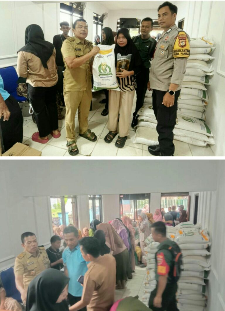 Amankan Distribusi Bantuan Pangan, Tiga Pilar Monitor Penyaluran di Kantor Kel. Anrong Appaka