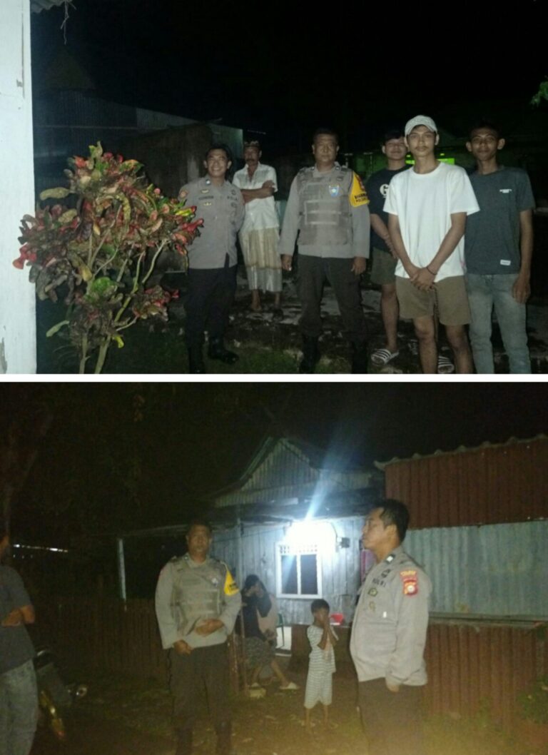 Polsek Labakkang Gelar Patroli Malam, Pantau Zona Rawan untuk Jaga Keamanan Masyarakat Saat Istirahat