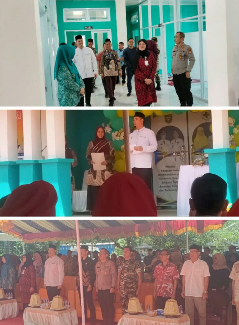 Peresmian Gedung Puskesmas Bantimala, Kapolsek Tondong Tallasa Ajak Lintas Sektor Jaga Kamtibmas dan Tingkatkan Pelayanan Kesehatan