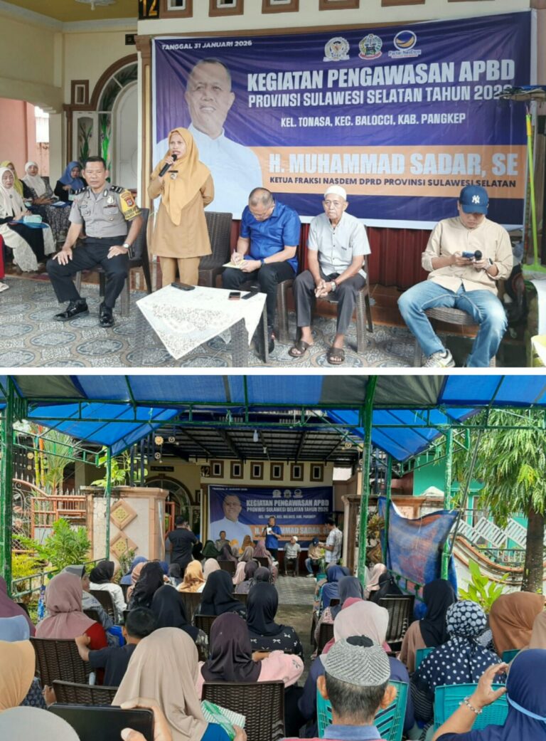 DPRD Sulsel Pantau APBD 2026 di Pangkep, Warga Tonasa Dorong Perbaikan Infrastruktur hingga Pemberdayaan Masyarakat