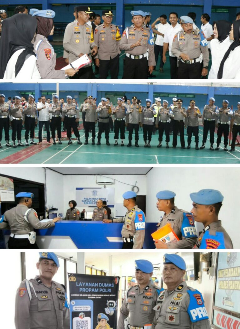 Subbidprovos Bidpropam Polda Sulsel Laksanakan Gaktibplin di Polres Pangkep, Tingkatkan Disiplin dan Profesionalisme
