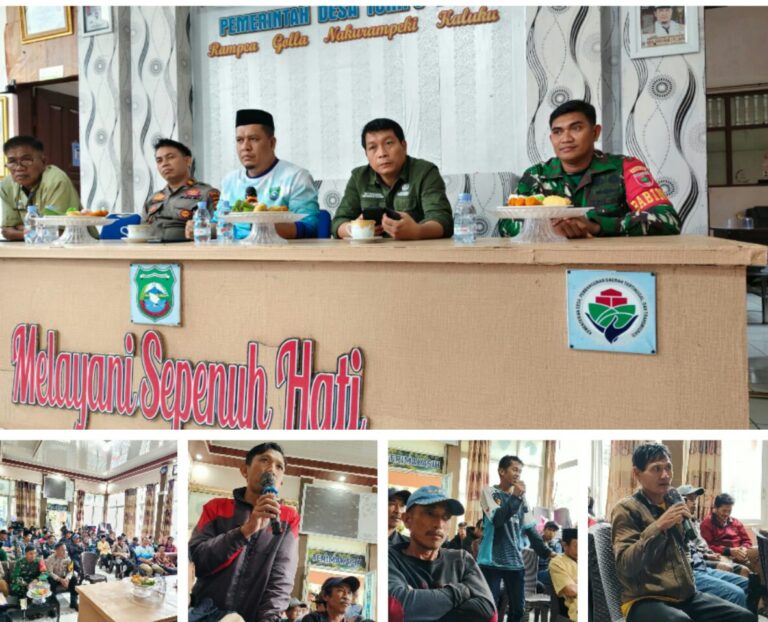 Warga Tolak Penanaman Ekosistem di Tompo Bulu, Kapolsek Imbau Musyawarah hingga Kesepakatan Dicapai