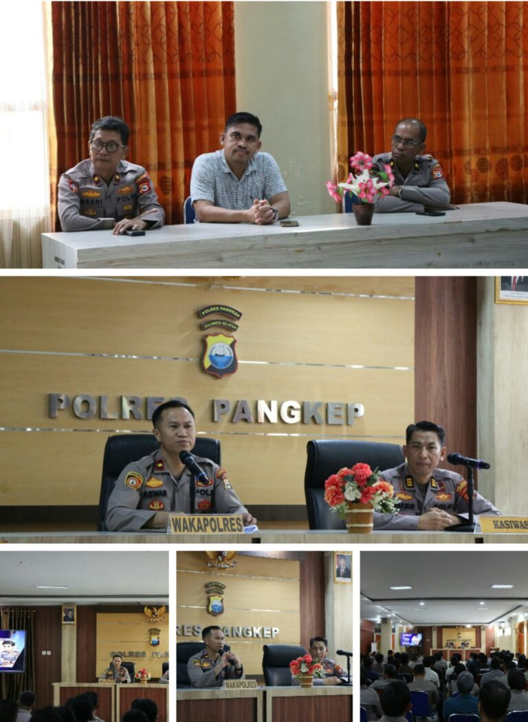 Perkuat Integritas dan Disiplin, Wakapolres Pangkep Gelorakan Budaya Polri untuk Kepercayaan Publik