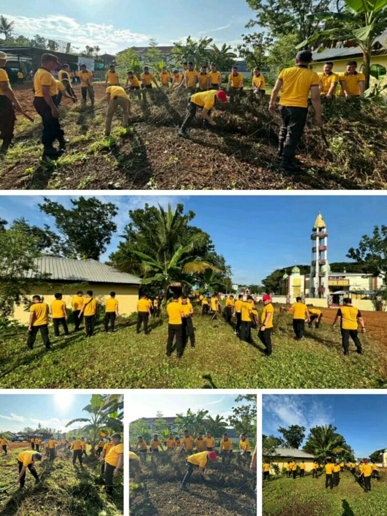 BERSAMA PERSONEL, WAKAPOLRES PANGKEP PIMPIN KURVEI UNTUK ASPOL LEBIH BERSIH DAN SEHAT