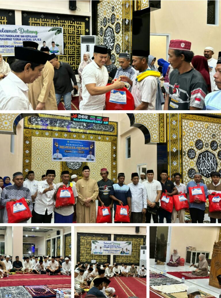 Safari Ramadhan Pemda Pangkep di Bungoro: Bupati Yusran Ajak Masyarakat Jalin Silaturahmi dan Jaga Pesan Nuzulul Qur’an