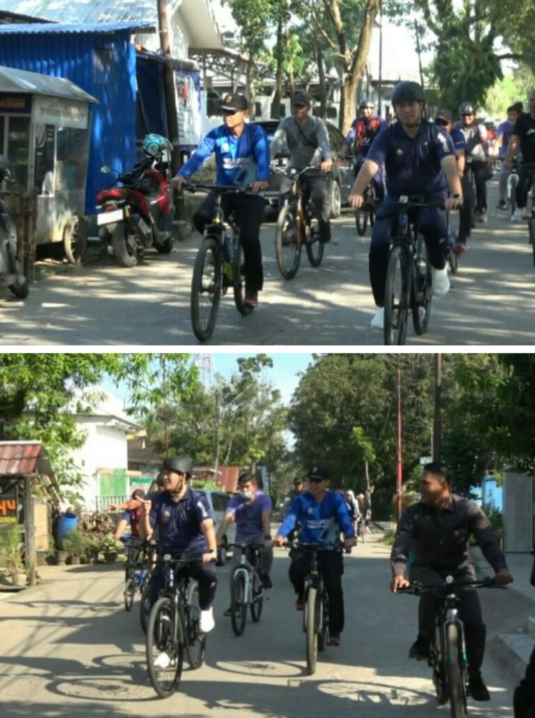 Bupati Yusran dan Jajaran Pemkab Pangkep Gencarkan Program “Bike to Work”