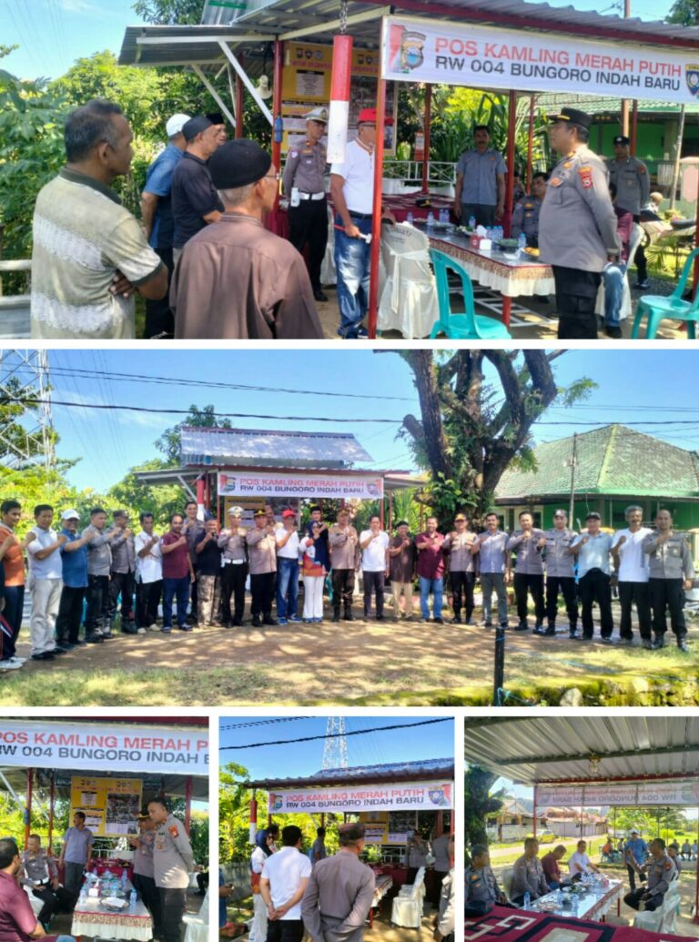 Polsek Bungoro Gelar Penilaian Lomba Satkamling, Sinergi Warga dan Polri Jadi Kunci Kamtibmas