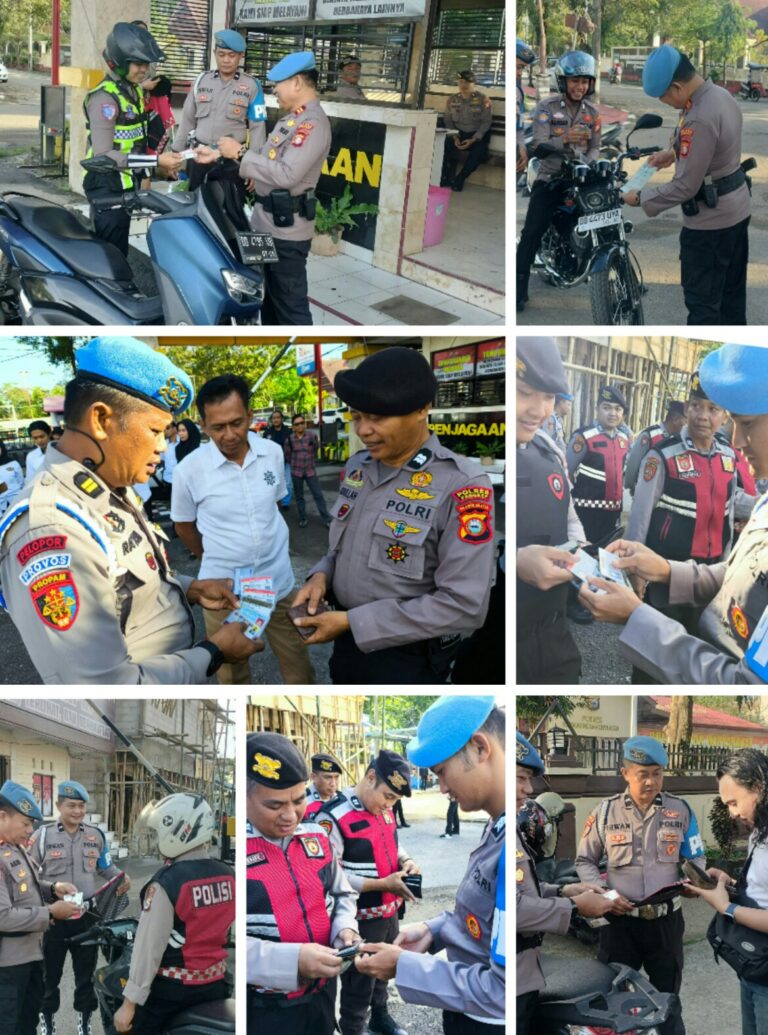 SIPROPAM POLRES PANGKEP GELAR OPS GAKTIBPLIN, TEGUR KEDISIPLINAN PERSONEL