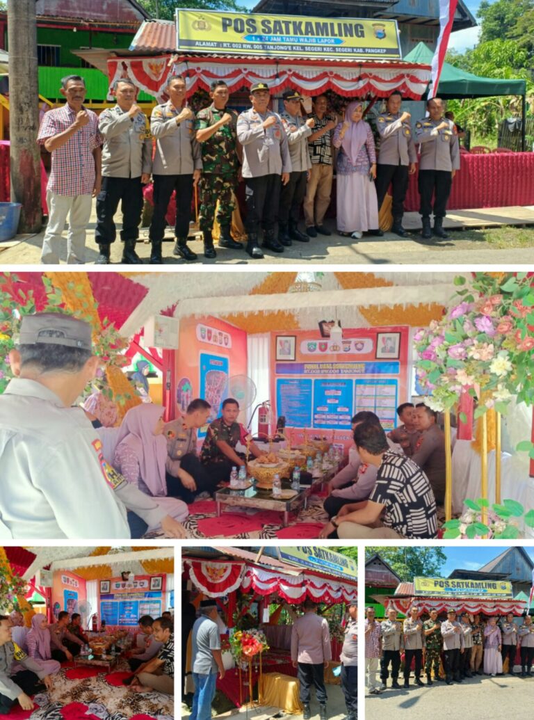 Satkamling Tanjonge Segeri Jadi Sorotan, Tim Penilai Polres Pangkep Tinjau Langsung Kesiapan Pos Keamanan