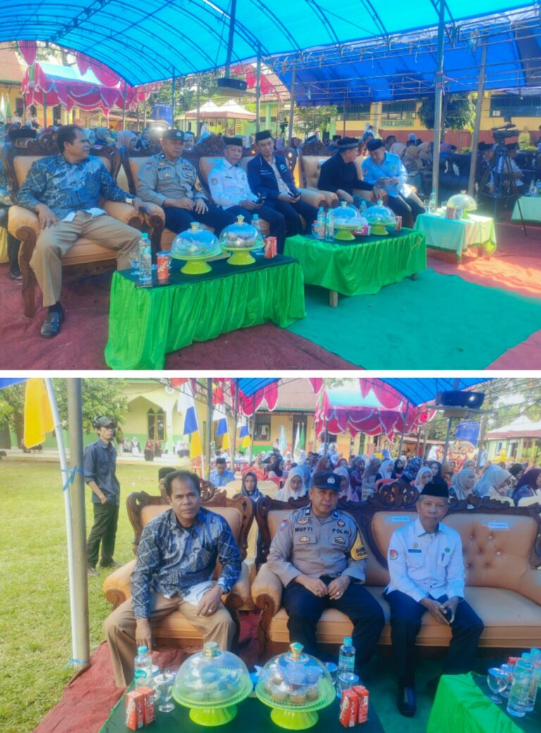 Bhabinkamtibmas Polsek Ma’rang Hadiri Penamatan Siswa MA DDI & MTs DDI Padang Lampe, Suasana Khidmat Penuh Haru