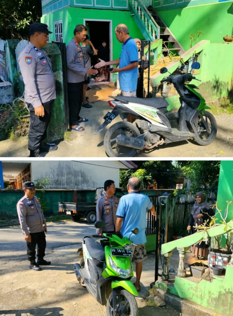 Pererat Tali Silaturahmi, Kapolsek Ma’rang Kunjungi Tokoh Masyarakat Guna Jaga Kondusivitas Kamtibmas