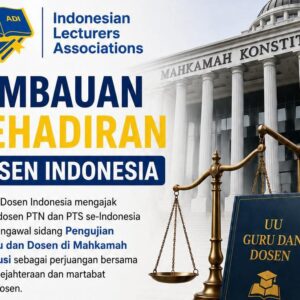 Kawal UU Guru & Dosen di MK, ADI Serukan Aksi Nasional Bersatu