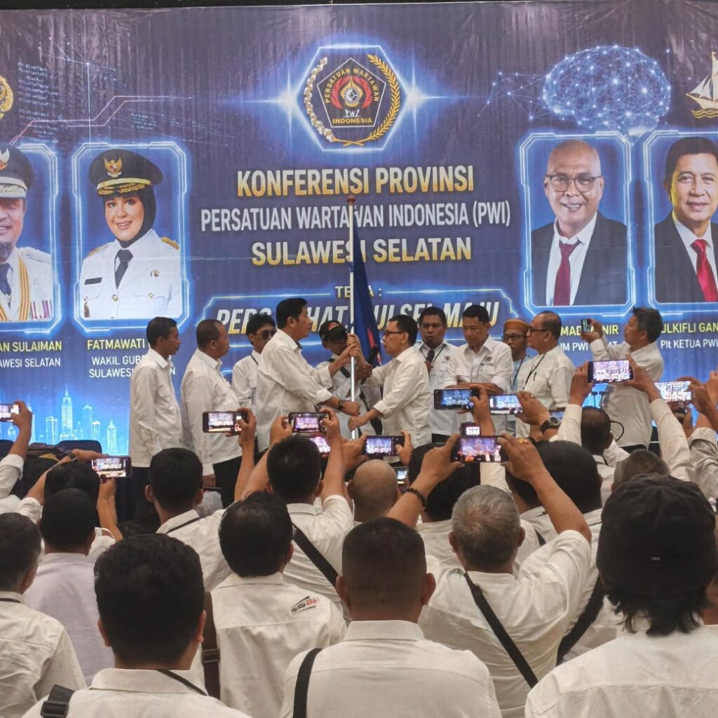Ketua PWI Sulsel Terpilih Secara Aklamasi, Komitmen Tingkatkan Kualitas dan Kesejahteraan Wartawan.