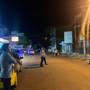 Berikan Perlindungan di Malam Hari, Polsek KPN Kembali Lakukan Patroli Blue Light