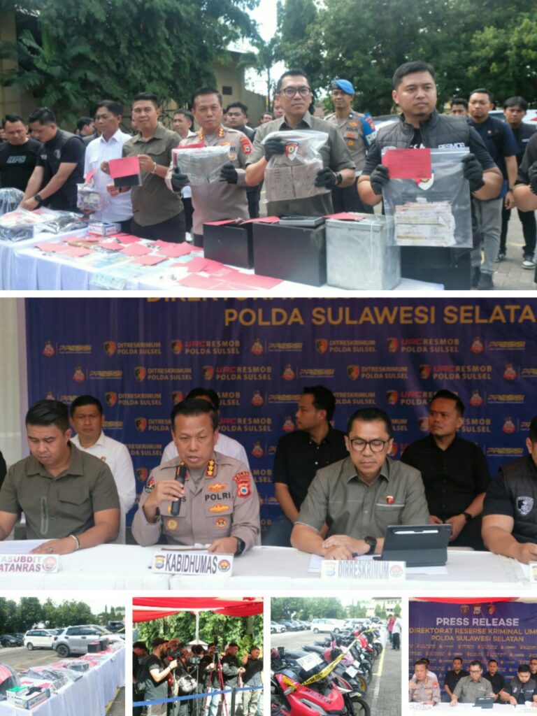 Polda Sulsel Ungkap Jaringan Pencuri Handal: 33 Aksi Sejak 2018, Kerugian Capai Rp4,6 Miliar