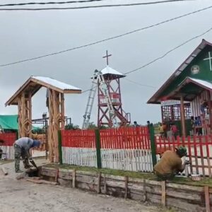 Presiden RI Bersama KASAD Hadir untuk Rakyat Papua, Melalui Satgas Yonif 123/Rajawali Merehabilitasi Gereja Reformasi Hermon Amazu