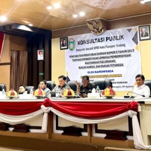 DPRD Parepare Gelar Konsultasi Publik, Cabut Perda RT/RW 2017 Agar Selaras Aturan Pusat