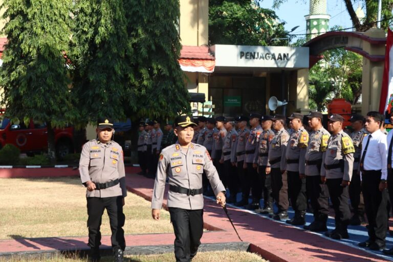 Antisipasi Kebakaran Hutan Dan Lahan, Polres Maros Gelar Apel Siaga Karhutla.