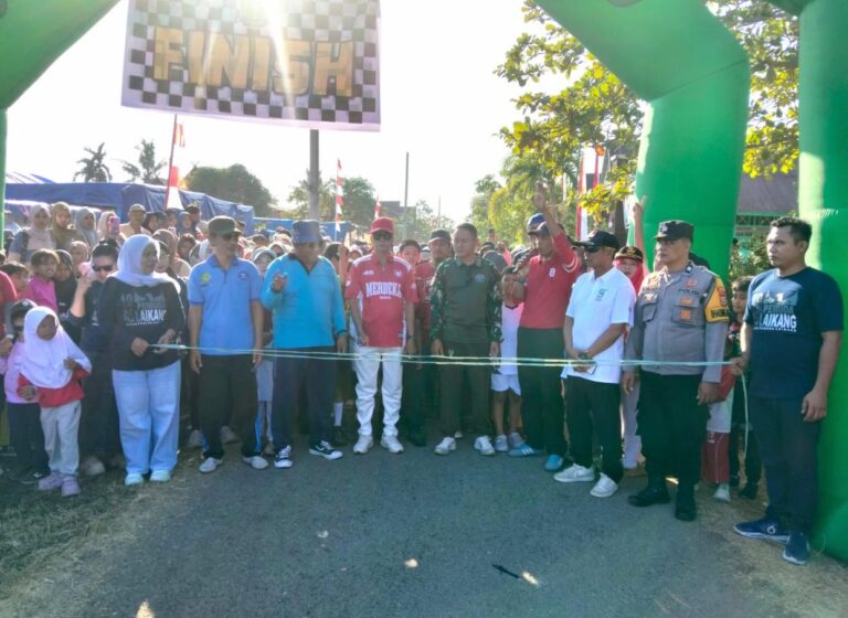 Polsek Ma’rang Amankan Jalan Santai HUT RI ke-81, Hadirkan Rasa Aman dan Semangat Kebersamaan di Bonto-Bonto dan Talaka