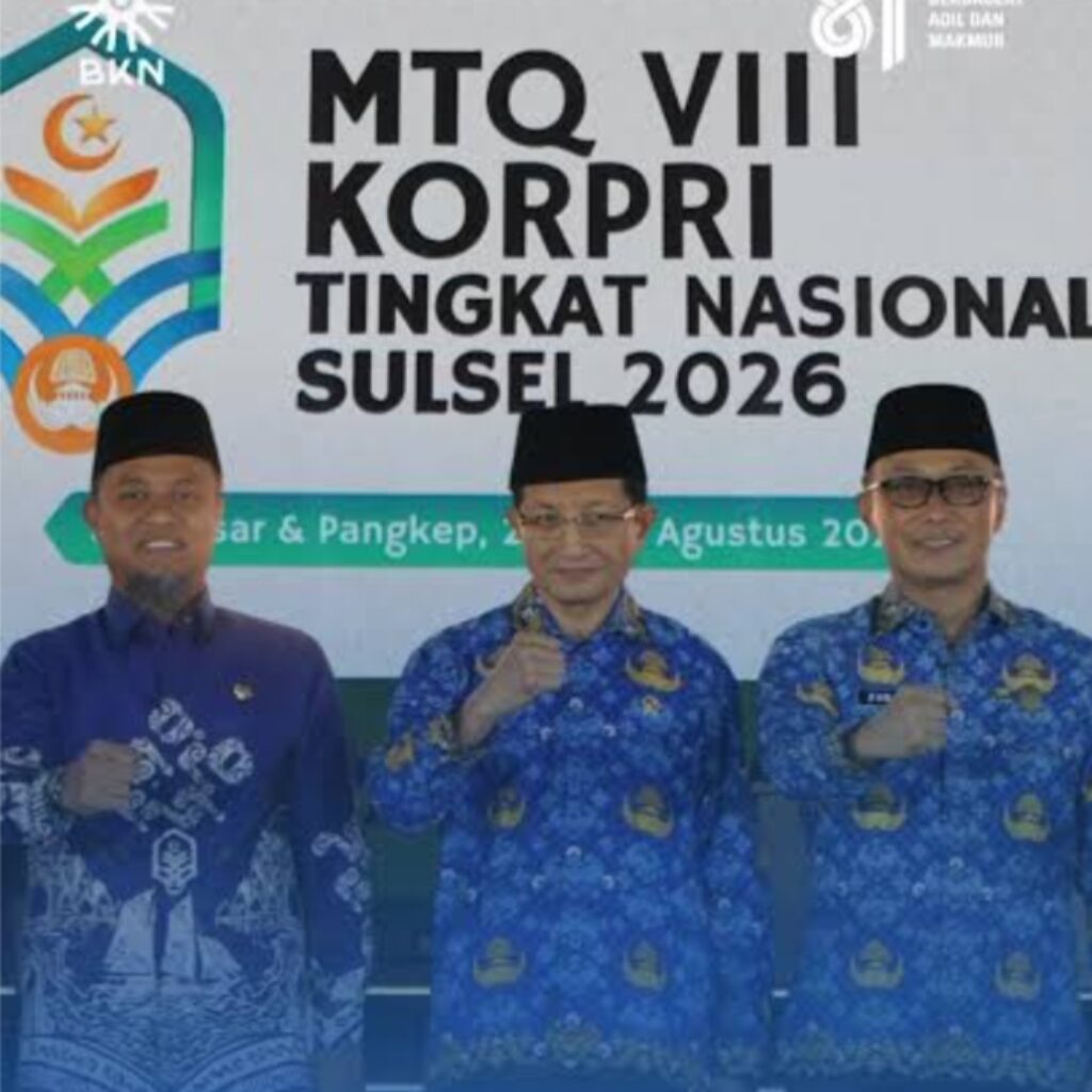 MTQ VIII KORPRI Nasional 2026 Resmi Ditutup, Sumbar Juara Umum, Sulsel Runner Up. Estafet 2028 ke Maluku Utara