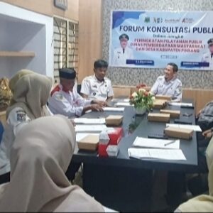 Serap Aspirasi, Dinas PMD Pinrang Gelar Forum Konsultasi Publik