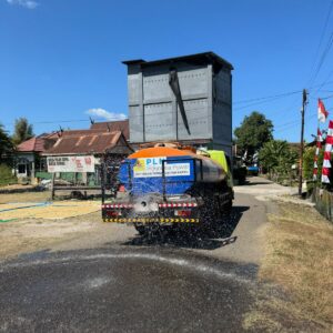 PLTU Barru Paparkan Upaya Tekan Debu Batu Bara, Penyiraman Jalan dan Area Stockpile 3 Kali Sehari