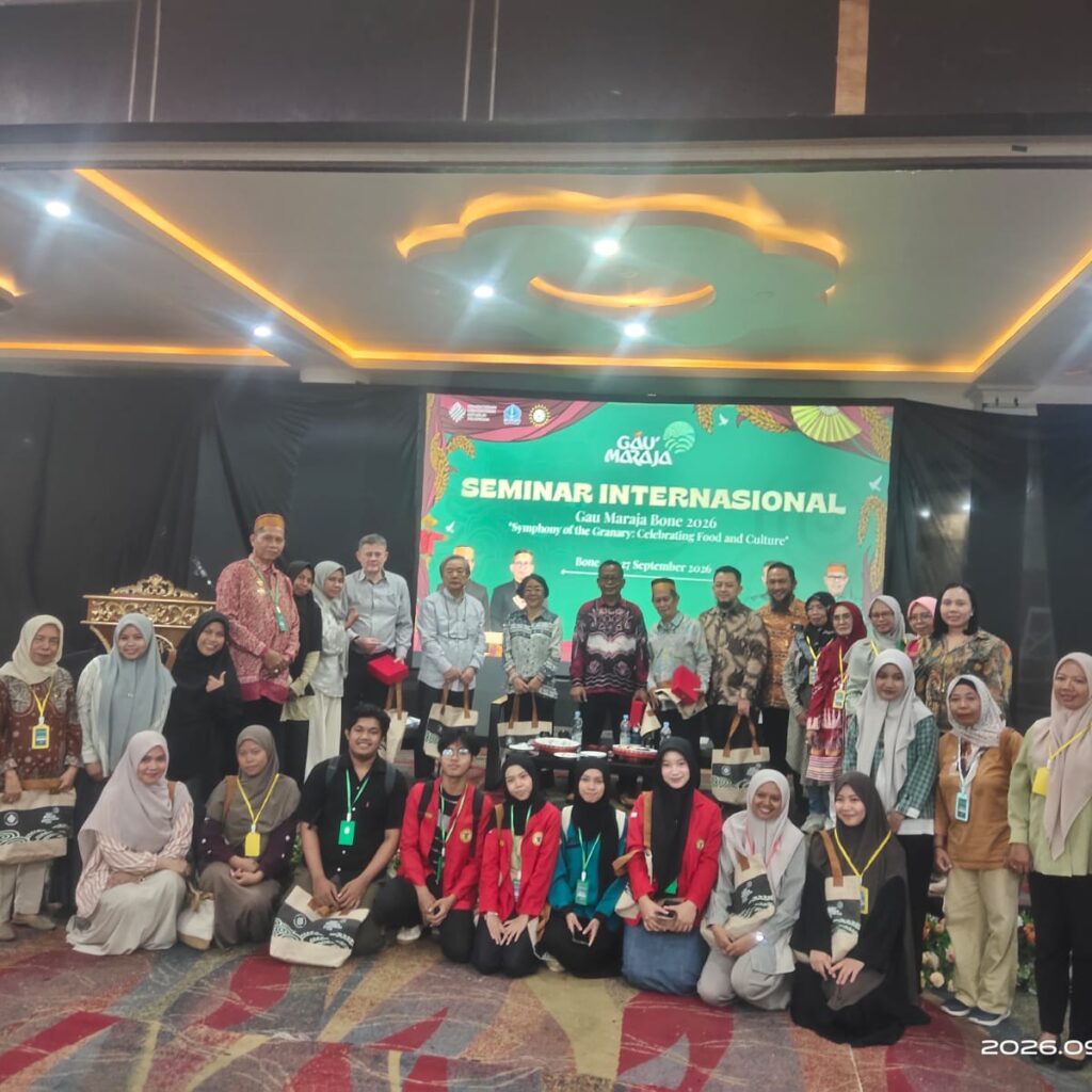 Seminar Internasional Gau Maraja 2026, Wabup Bone: Pangan Adalah Identitas Budaya
