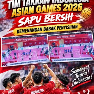 Ganas di NagoyaTim Takraw Indonesia Sapu Bersih 4 Kemenangan, Jepang Dilibas di Kandang Sendiri