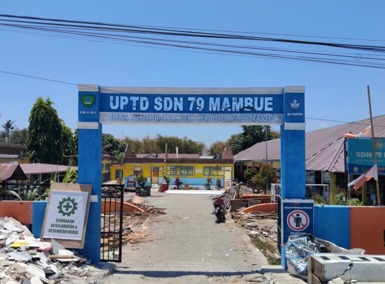 Revitalisasi SDN 79 Mambue Didukung APBN Rp876,8 Juta, Kepala Sekolah dan Warga Apresiasi Pemerintah.