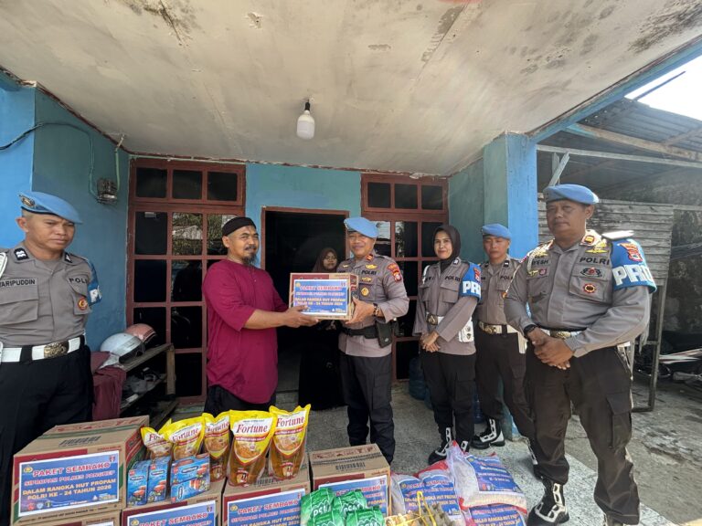 Peringati HUT Propam ke-24, Propam Polres Pangkep Salurkan Bantuan Sosial ke Yayasan Fisabilillah Mandiri