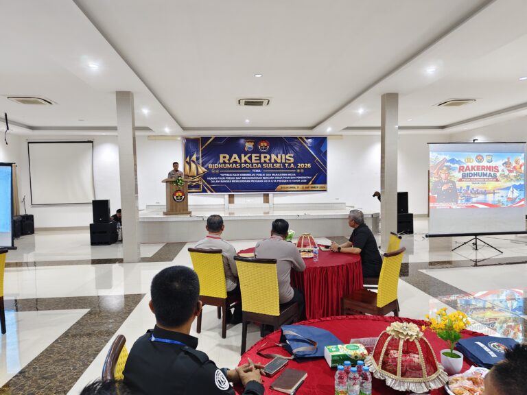 Optimalisasi Komunikasi Publik, Humas Polres Pangkep Hadiri Rakernis Bid Humas Polda Sulsel T.A. 2026 di Bulukumba