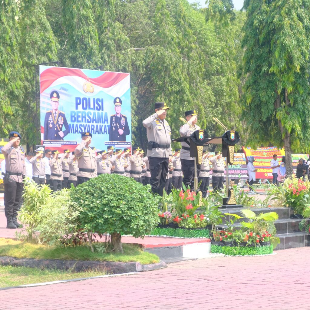 Polda Sulsel Gelar Upacara Serah Terima Pataka Pallawa Lipu, Simbol Pergantian Kepemimpinan