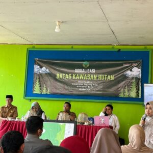 BPKH Wilayah VII Makassar Sosialisasikan Batas Kawasan Hutan di Desa Pacekke Kabupaten Barru