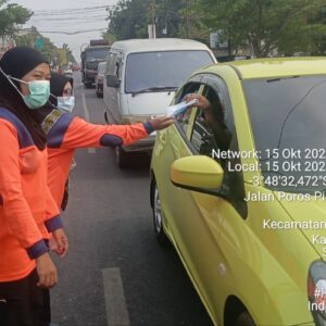 Asap Karhutla di Pinrang, BPBD Sosialisasi dan Bagikan Masker ke Masyarakat